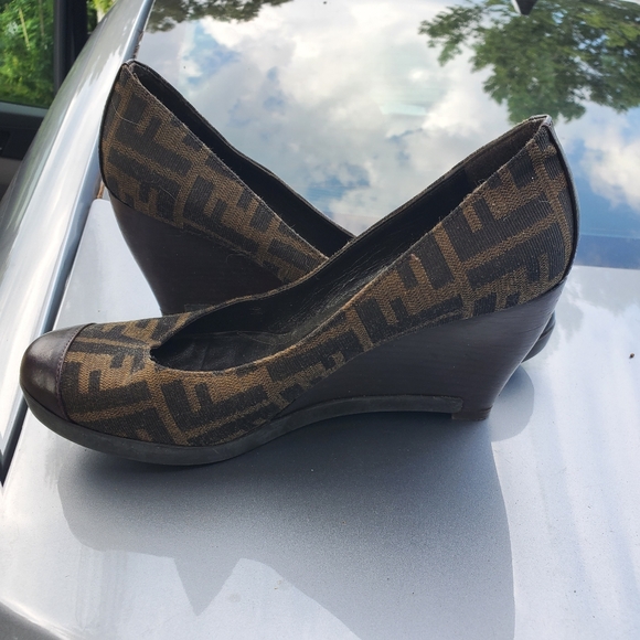 Fendi Shoes - Fendi wedge heel shoes
